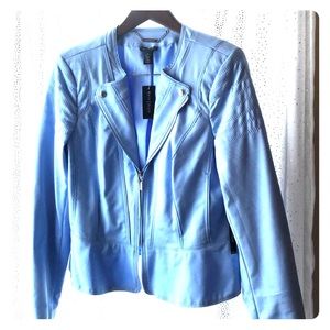 White House Black Market Zipper Blazer